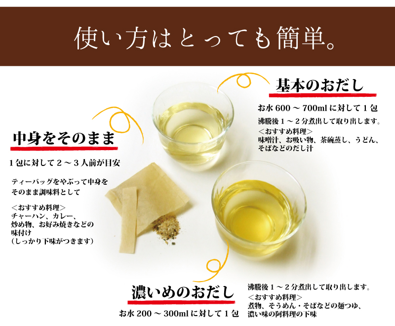 3つの使い方