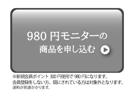980円モニターを取り寄せる